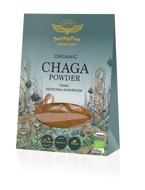 Soaring Free Superfoods - Chaga Mushroom - 100g