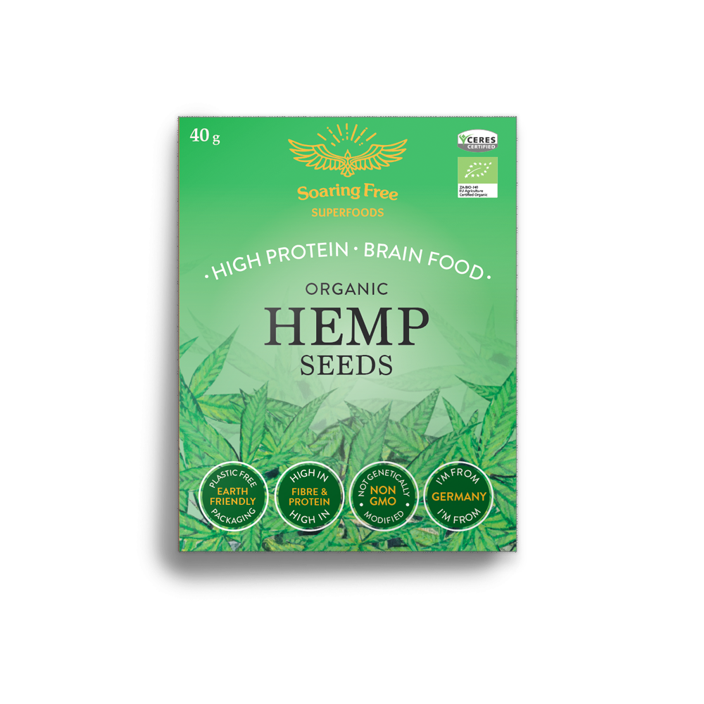 Soaring Free Superfoods - Hemp Seeds Hulled, size: 200g
