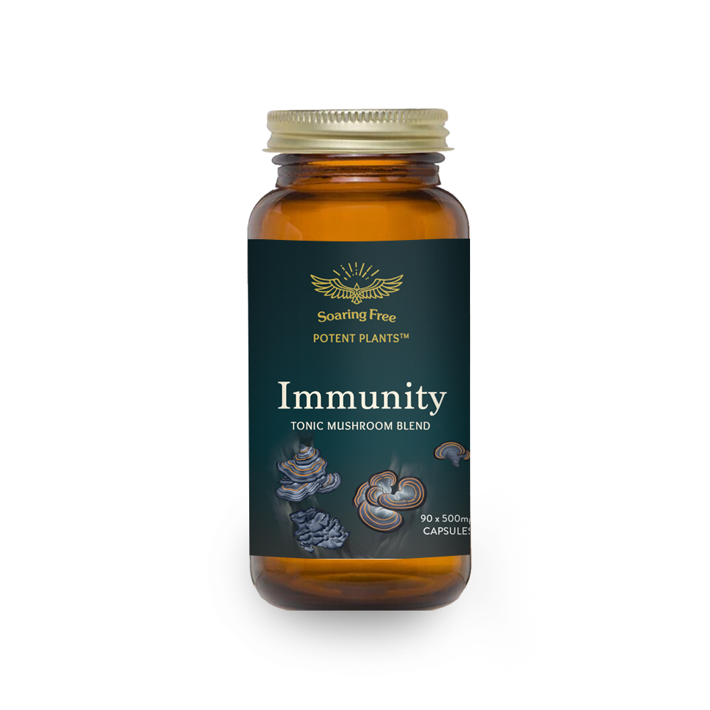 Soaring Free Superfoods - Immunity Mushroom Blend - 90 vegecaps