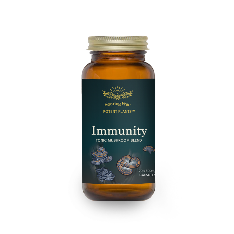 Soaring Free Superfoods - Immunity Mushroom Blend - 90 vegecaps