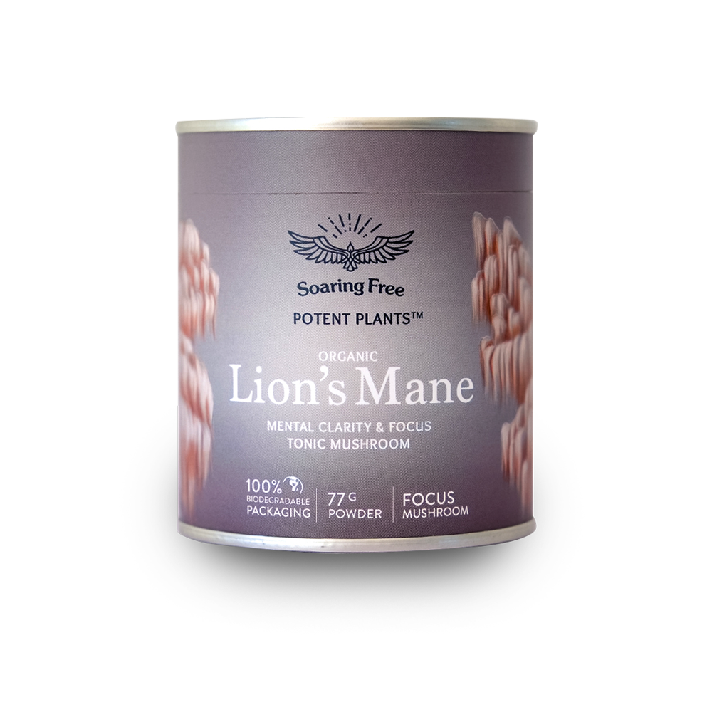 Soaring Free Superfoods - Lion's Mane Mushroom Powder - 77g