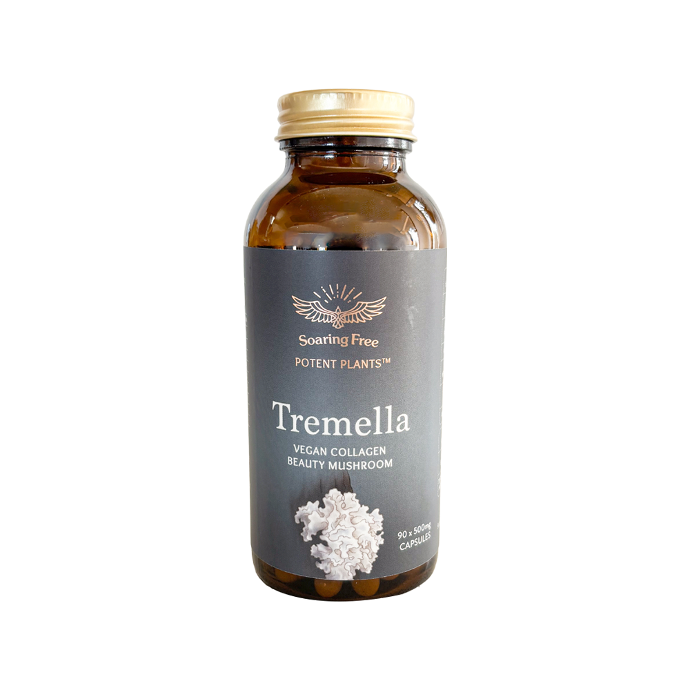 Soaring Free Superfoods - Tremella Mushroom Capsules - 90 vegecaps