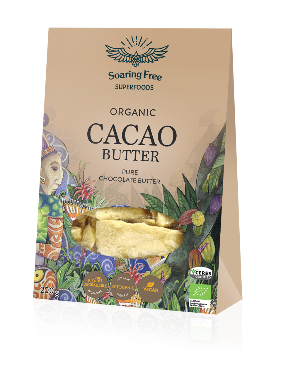 Soaring Free Superfoods - Cacao Butter, size: 200g