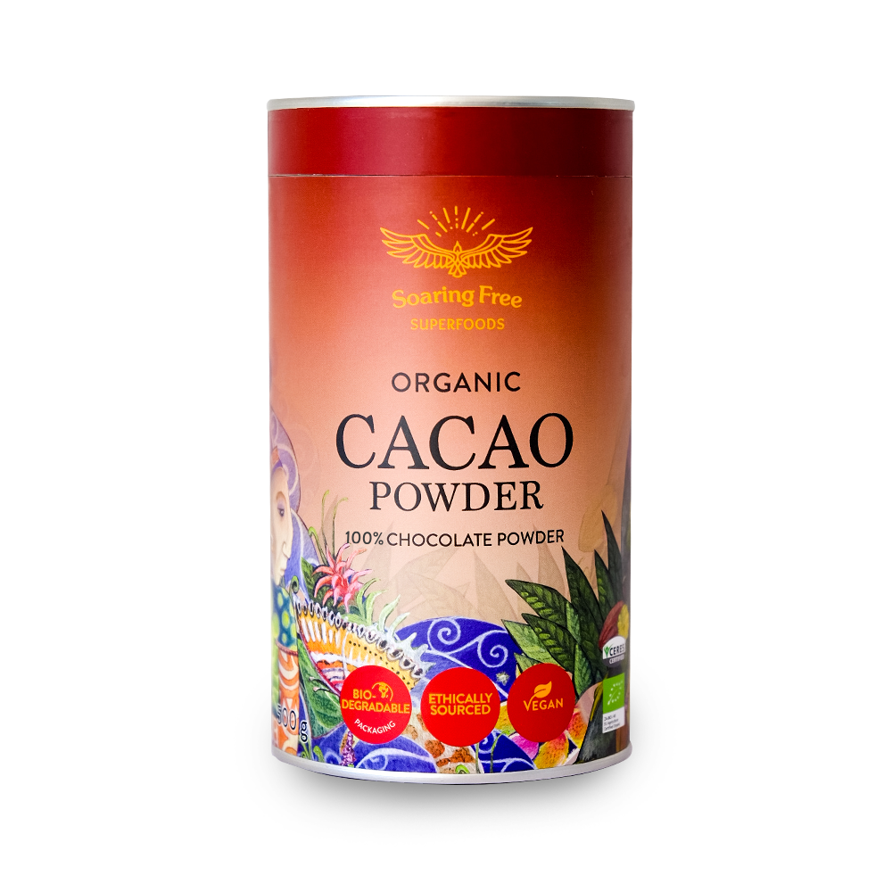 Soaring Free Superfoods - Cacao Powder, size: 500g