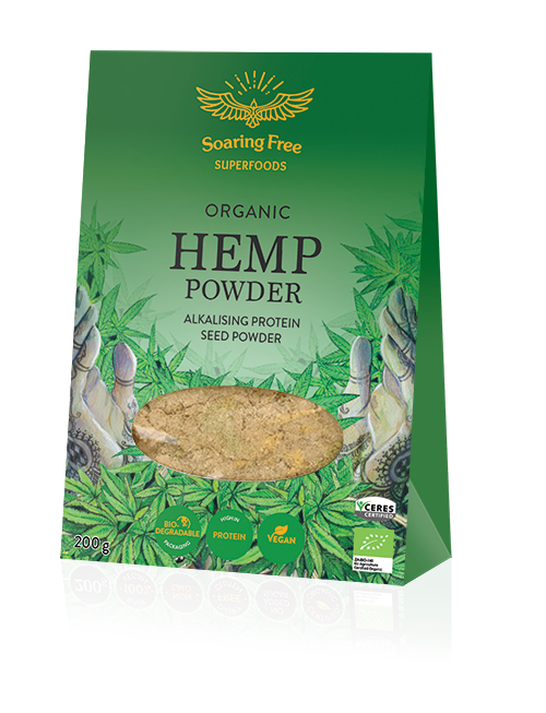 Soaring Free Superfoods - Hemp Protein Powder, size: 200g
