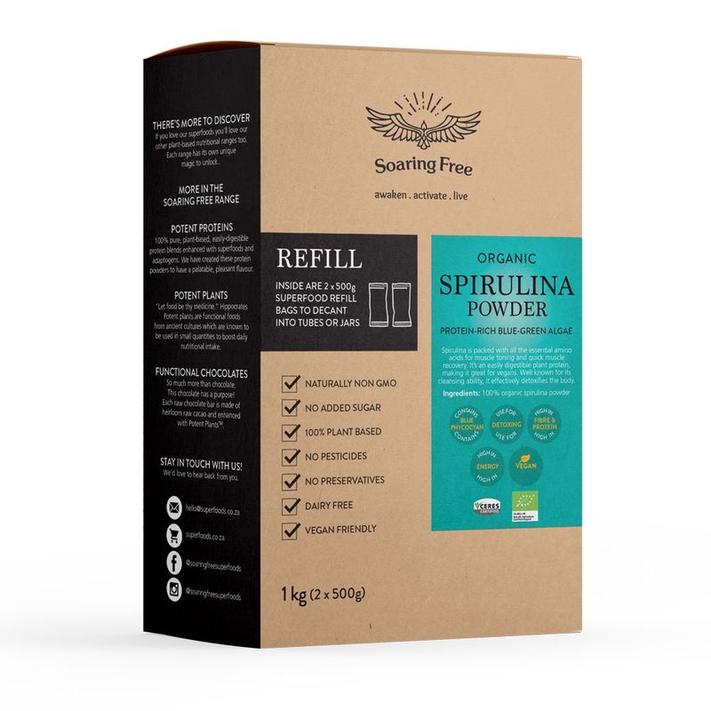 Soaring Free Superfoods - Spirulina Powder