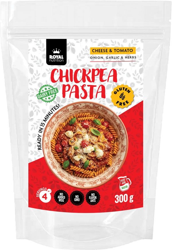 Royal Nutrition - Spicy Tomato Chickpea Pasta - 300g