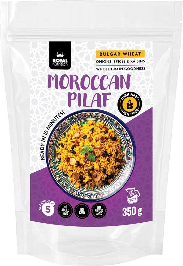 Royal Nutrition - Moroccan Bulgar Wheat Pilaf - 350g