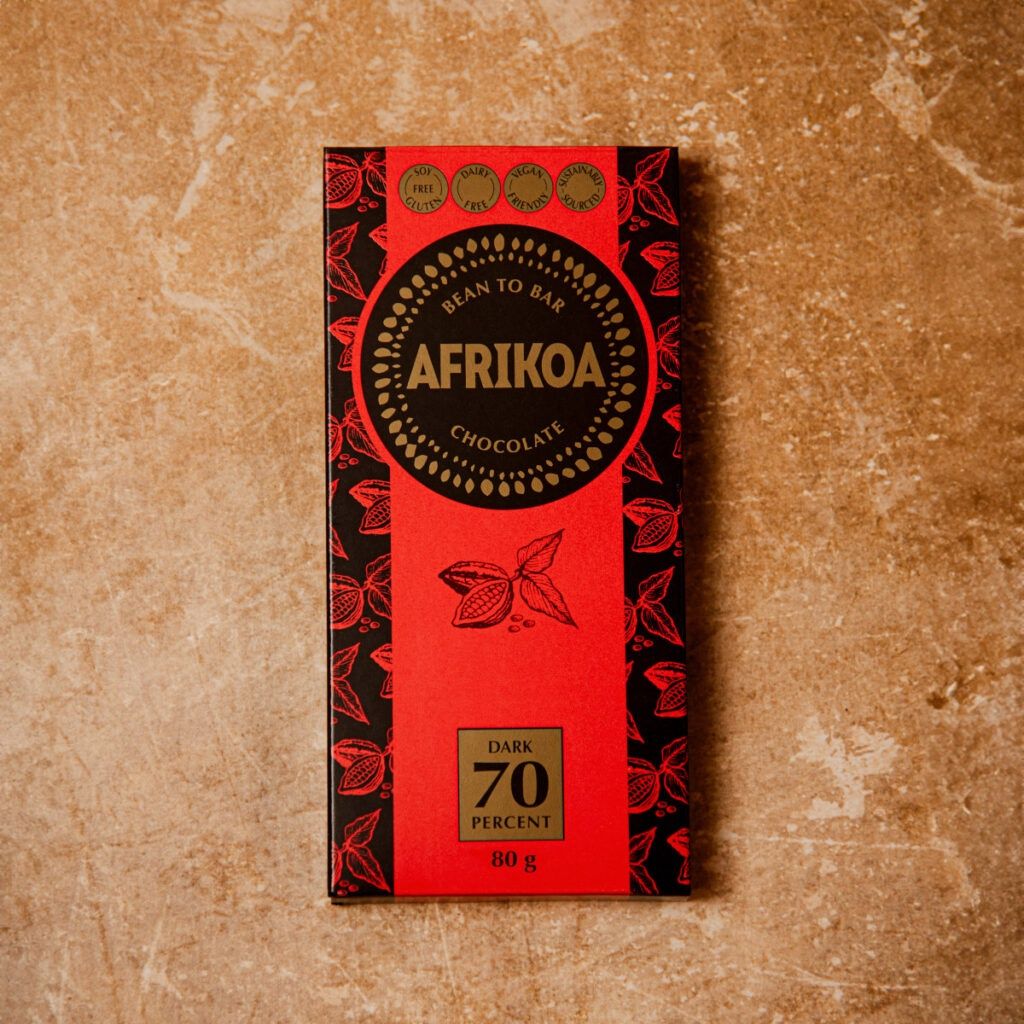 Afrikoa - Snack Bar - 70% Dark Chocolate- 35g