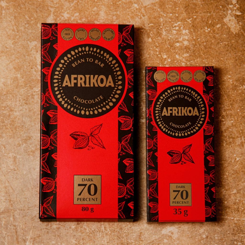 Afrikoa - Bar - 70% Dark Chocolate - 80g