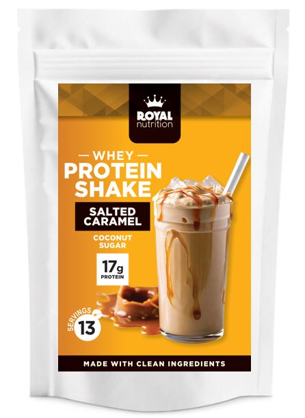 Royal Nutrition - Whey Protein Shake - Salted Caramel - 450g