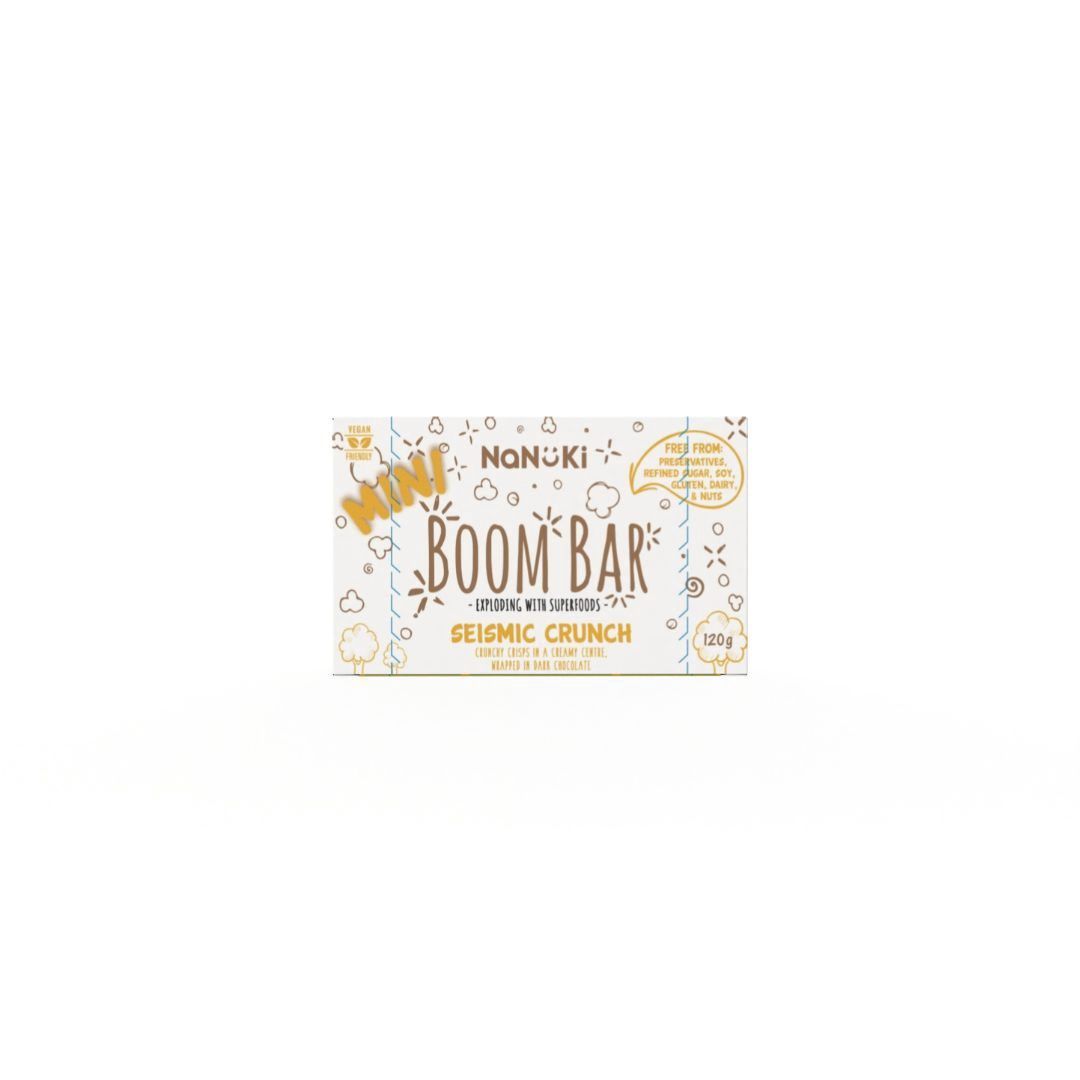 Nanuki - Mini Boom Bar - 20g x 6, flavour: Seismic Crunch