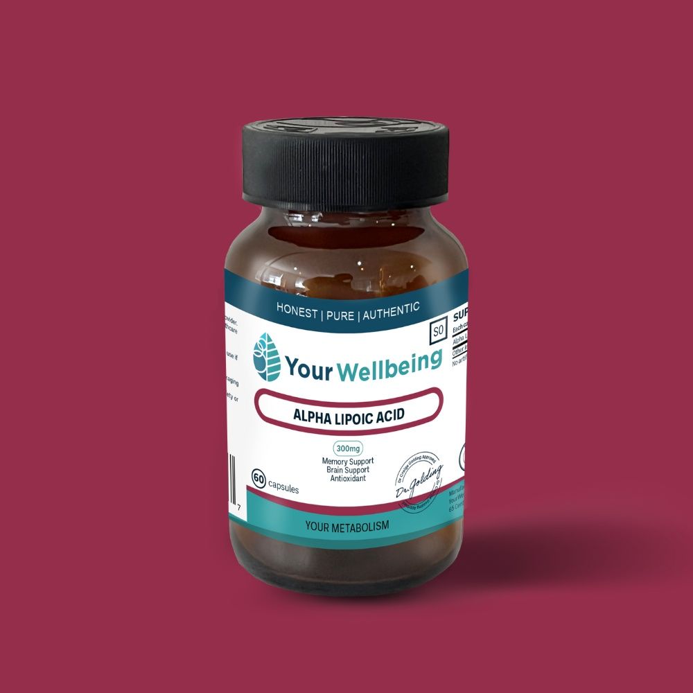 Your Wellbeing - Alpha Lipoic Acid (300mg) 60 Vegicaps