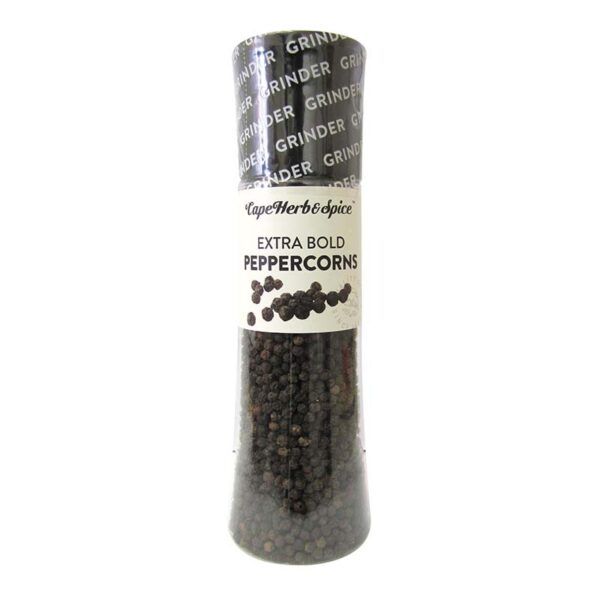 Cape Herb &amp; Spice - FSG Black Peppercorns Grinder - 185g