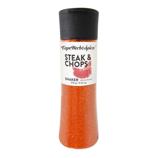Cape Herb &amp; Spice - Steak &amp; Chops Seasoning Shaker - 270g