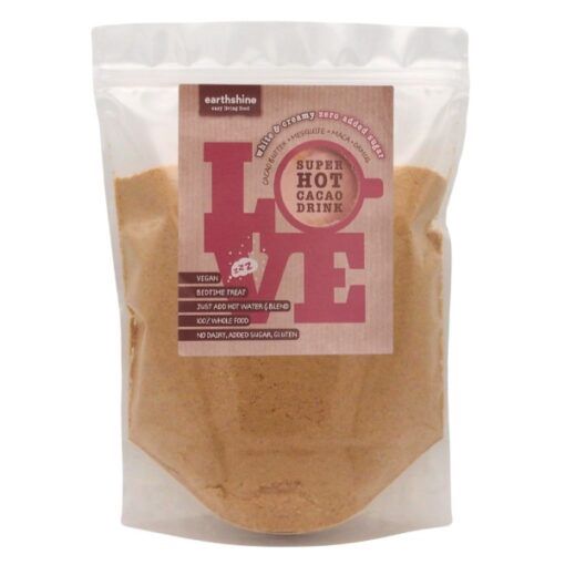 Earthshine - Super Hot Cacao Drink, White &amp; Creamy