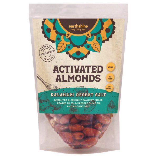 Earthshine - Activated Almonds - 200g, flavour: Kalahari Deset Salt
