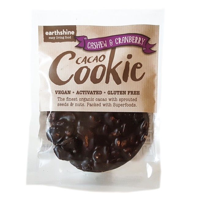 Earthshine - Cacao Cookie - 32g, flavour: Cashew &amp; Cranberry