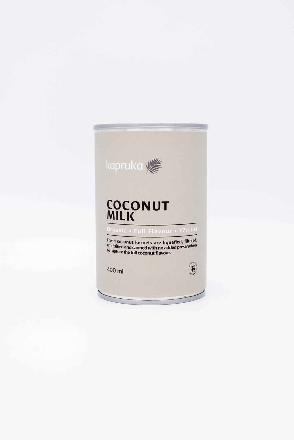 Kapruka - Coconut Milk 17%, Organic - 400ml