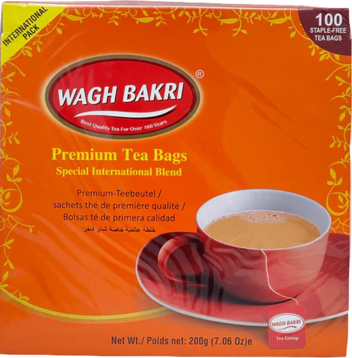 Wagh Bakri 100 Tea Bags 200 gm