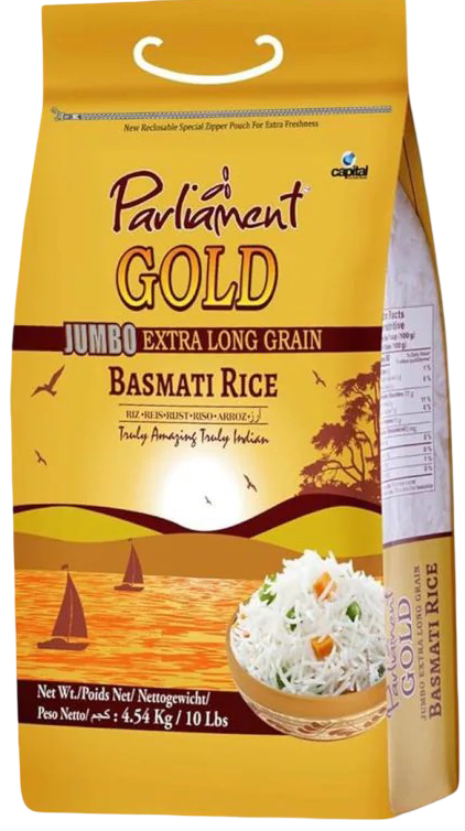 Parliament Gold Basmati Rice 10 lbs