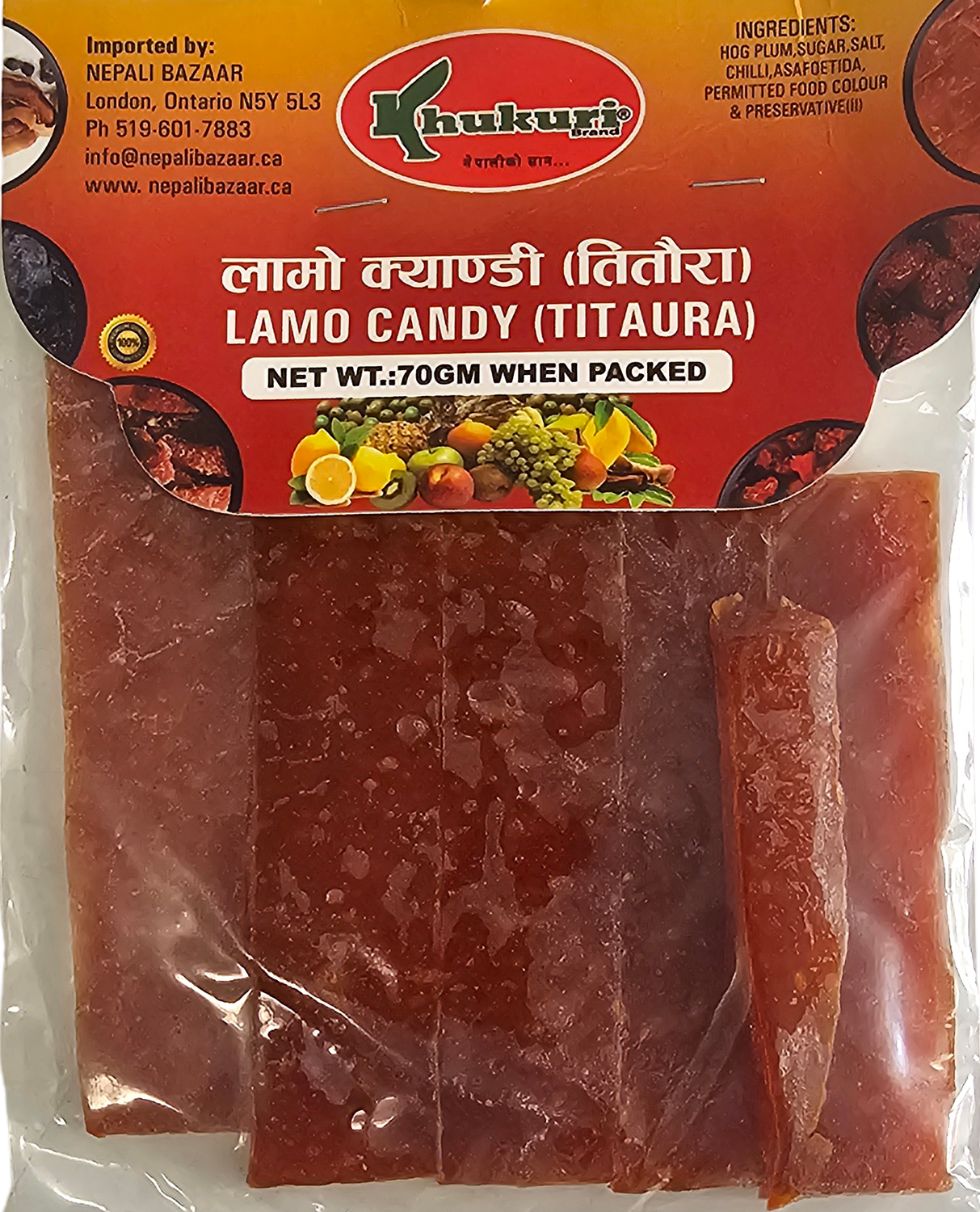 Titaura Lamo Candy 70 gm
