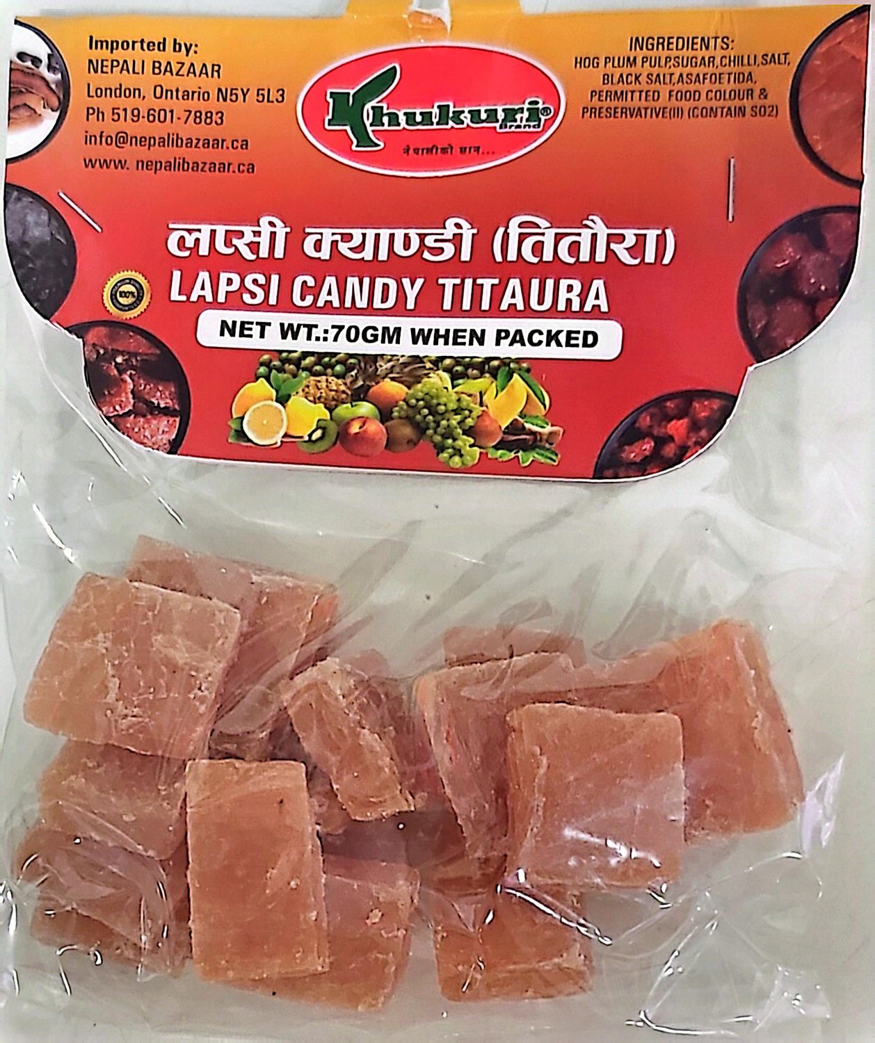 Titaura Lapsi Dallo Candy Titaura 70grm