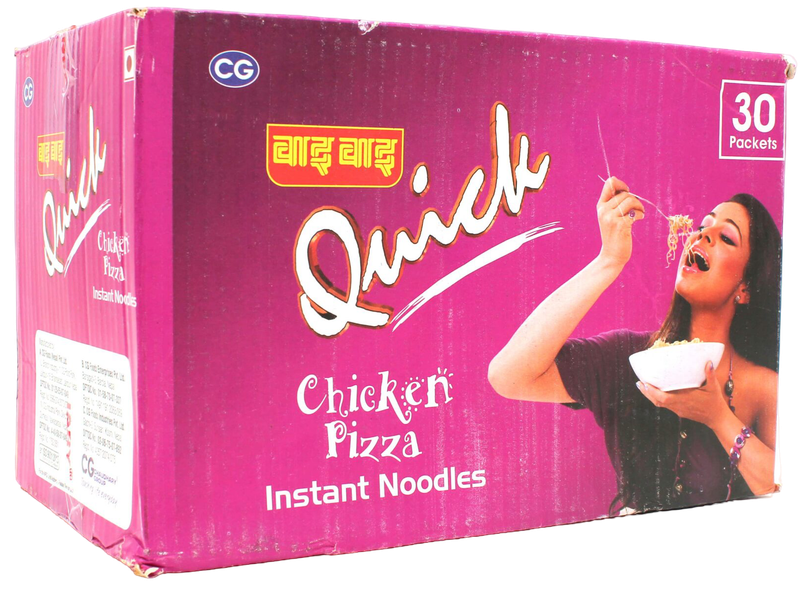 Wai Wai Quick Chicken Pizza Box