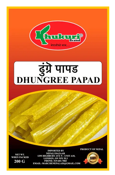 Khukuri Dhungre Papad 200 gm