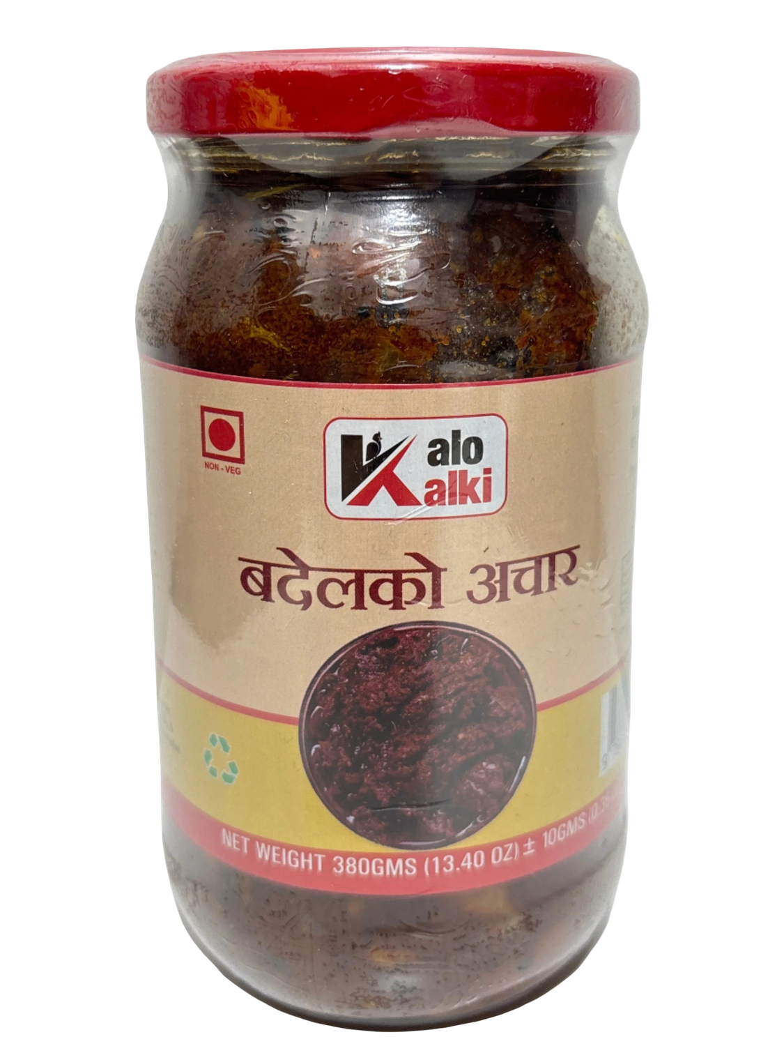 Kalo Kalki Badelko Achar 380 gm