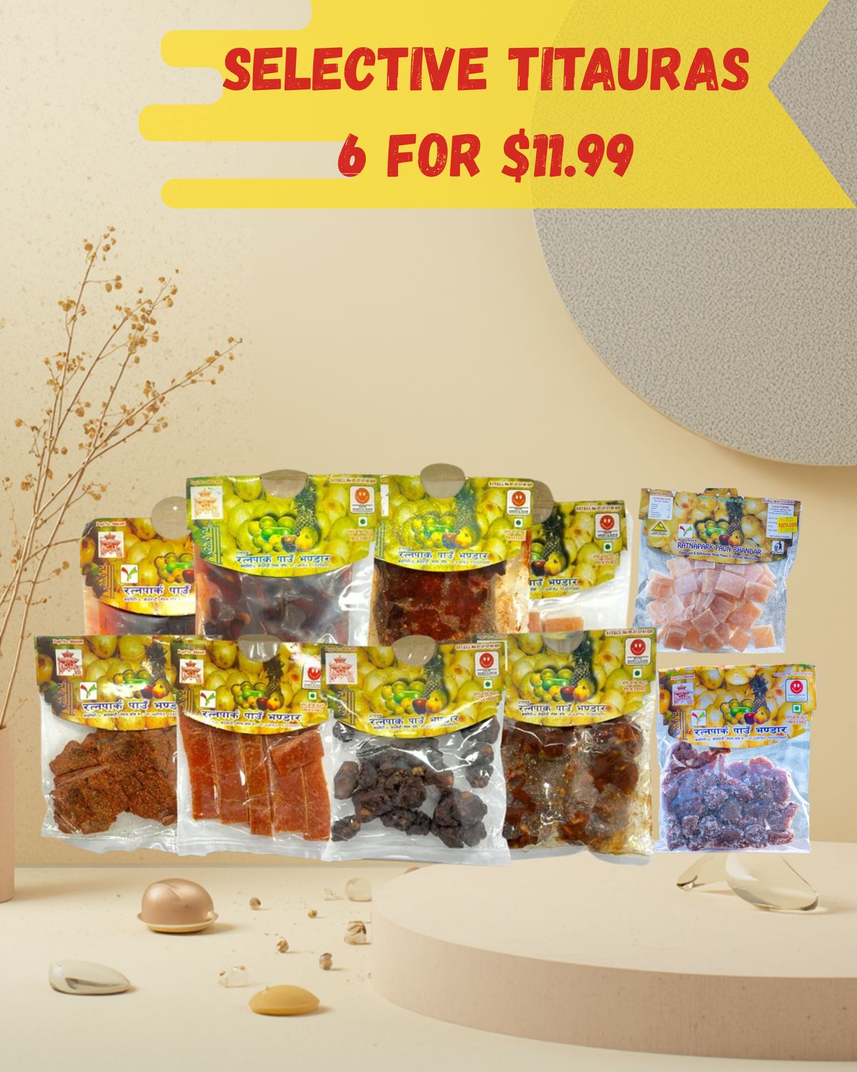 Mixed Titaura 6 pkt Deal