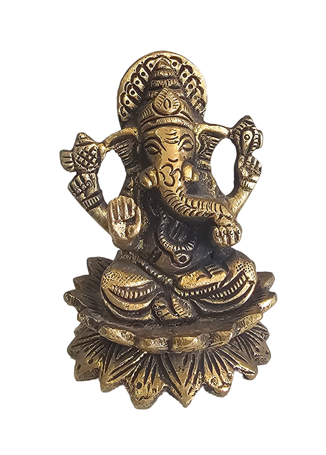 Ganesh Statue Metal 3 Inch