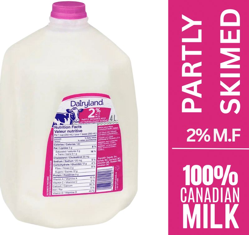 Dairyland 2% Milk 4 ltr