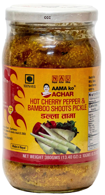 AKA Hot Cherry Pepper &amp; Bamboo Shoots Pickle 380 gm