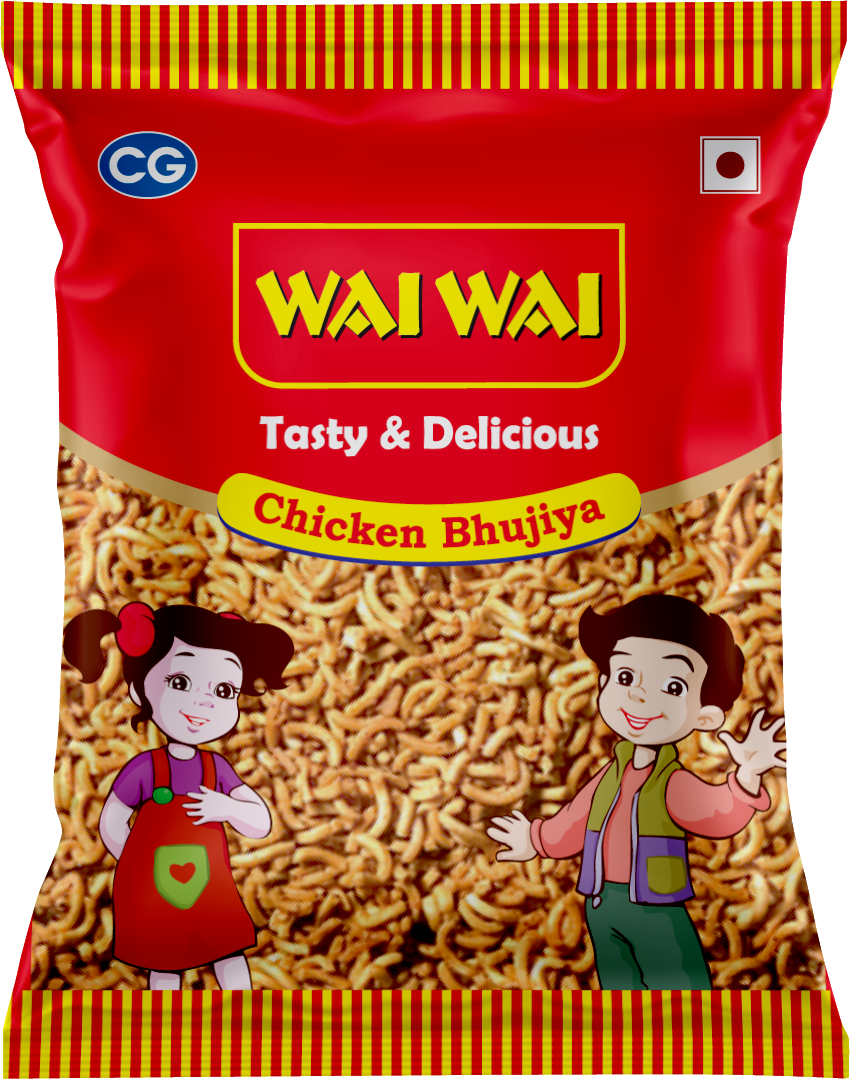 Wai Wai Flat Bhujiya 8GM 1Pkt