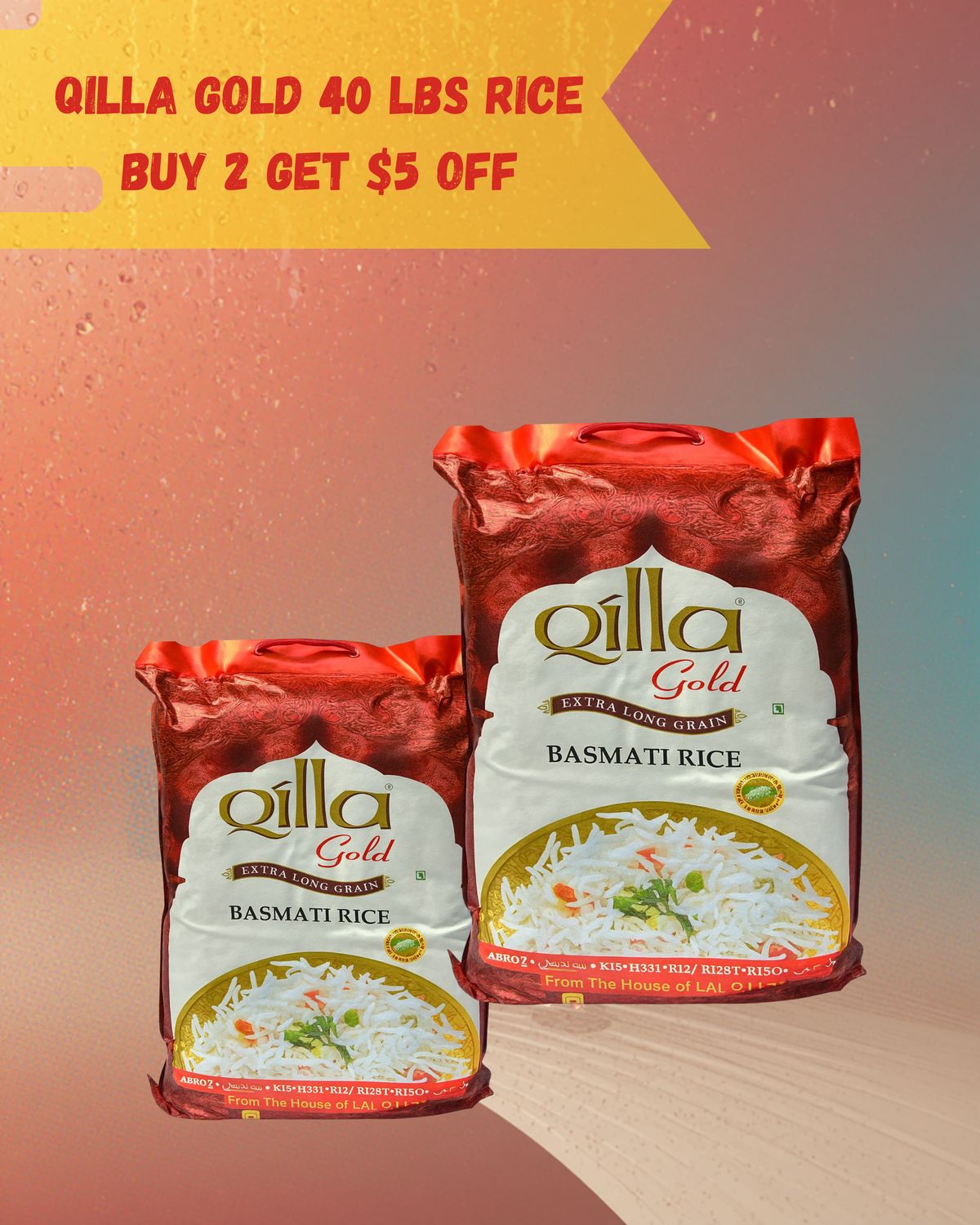 Qilla Gold 40lbs 2 Bags Deal