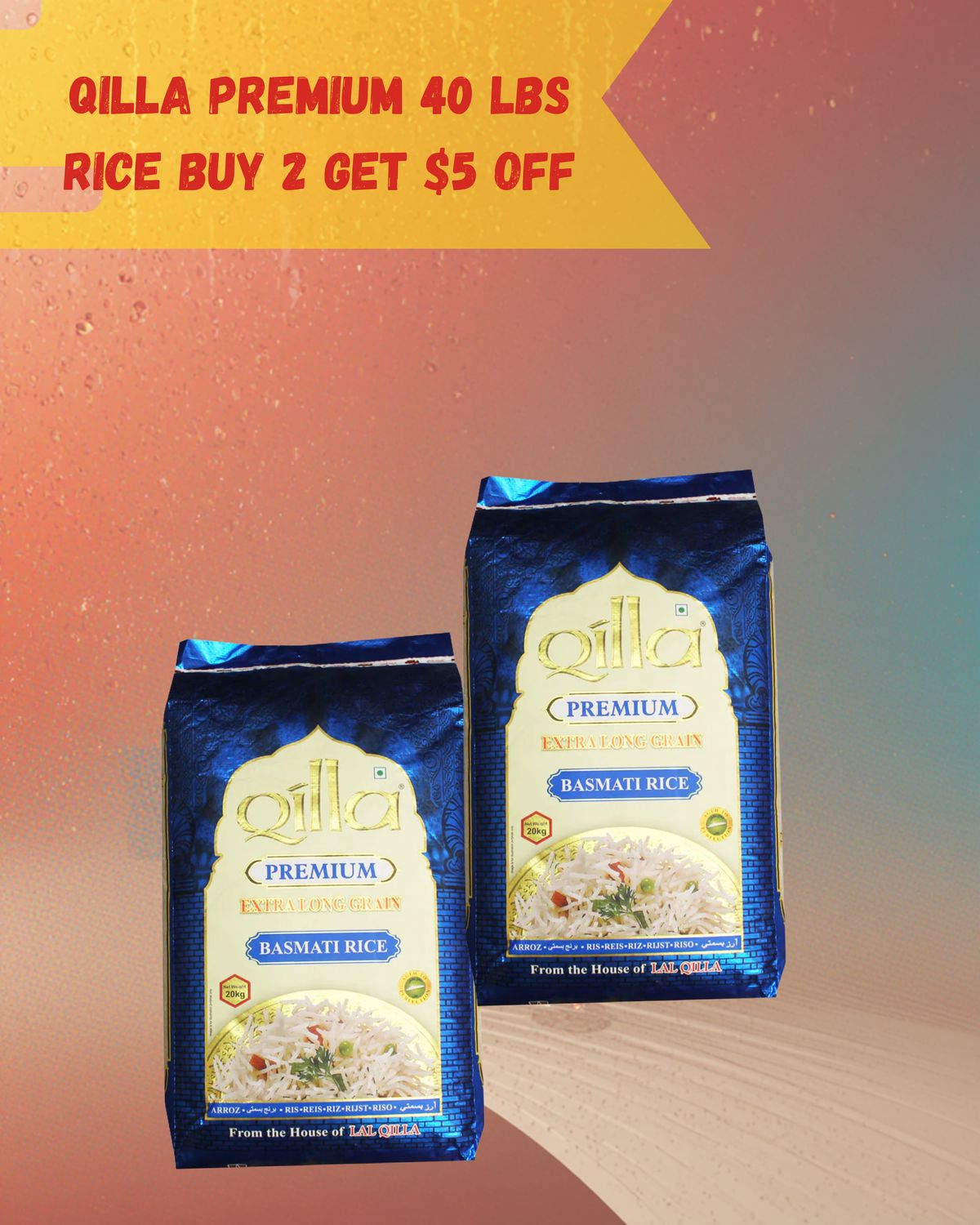 Qilla Premium 40lbs 2 Bags Deal