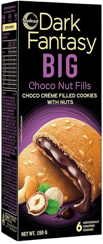 Sunfest Dark Fantasy Big Choco Nutfills 150 gm