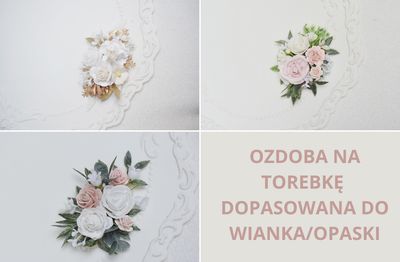 Dowolna ozdoba na torebkę  do wianka komunijnego