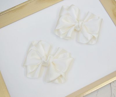 Kokarda LAURA Biała opaska/spinka