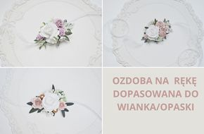 Dowolna ozdoba na rekę do wianka/opaski komunijna