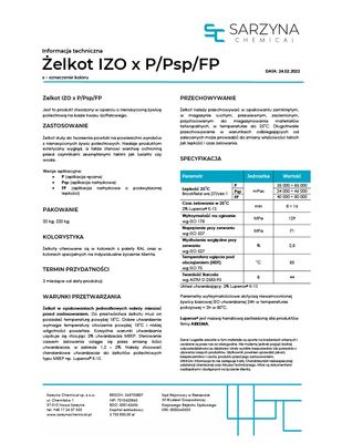 Żelkot izoftalowy - Biały