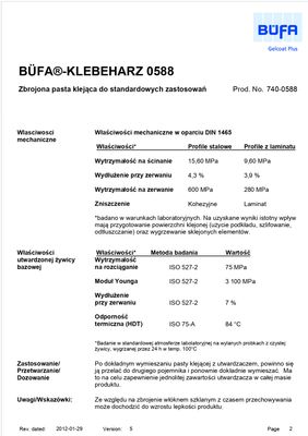 Klej poliestrowy 740-0588