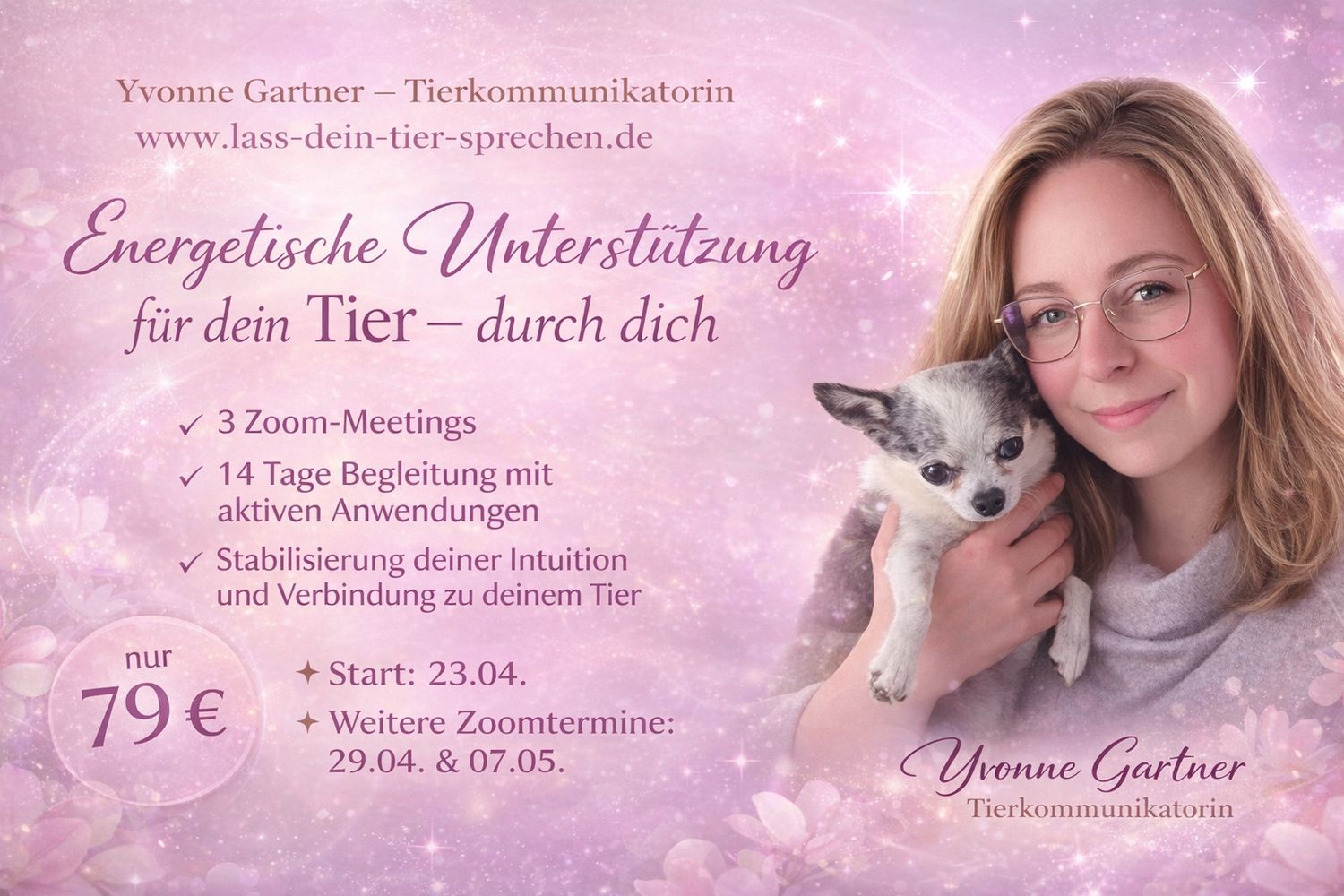 Energetische Unterstützung für Dein Tier- durch Dich