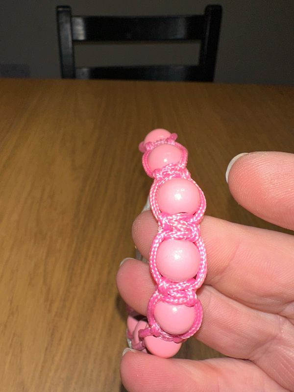 Pink Cobra Beaded