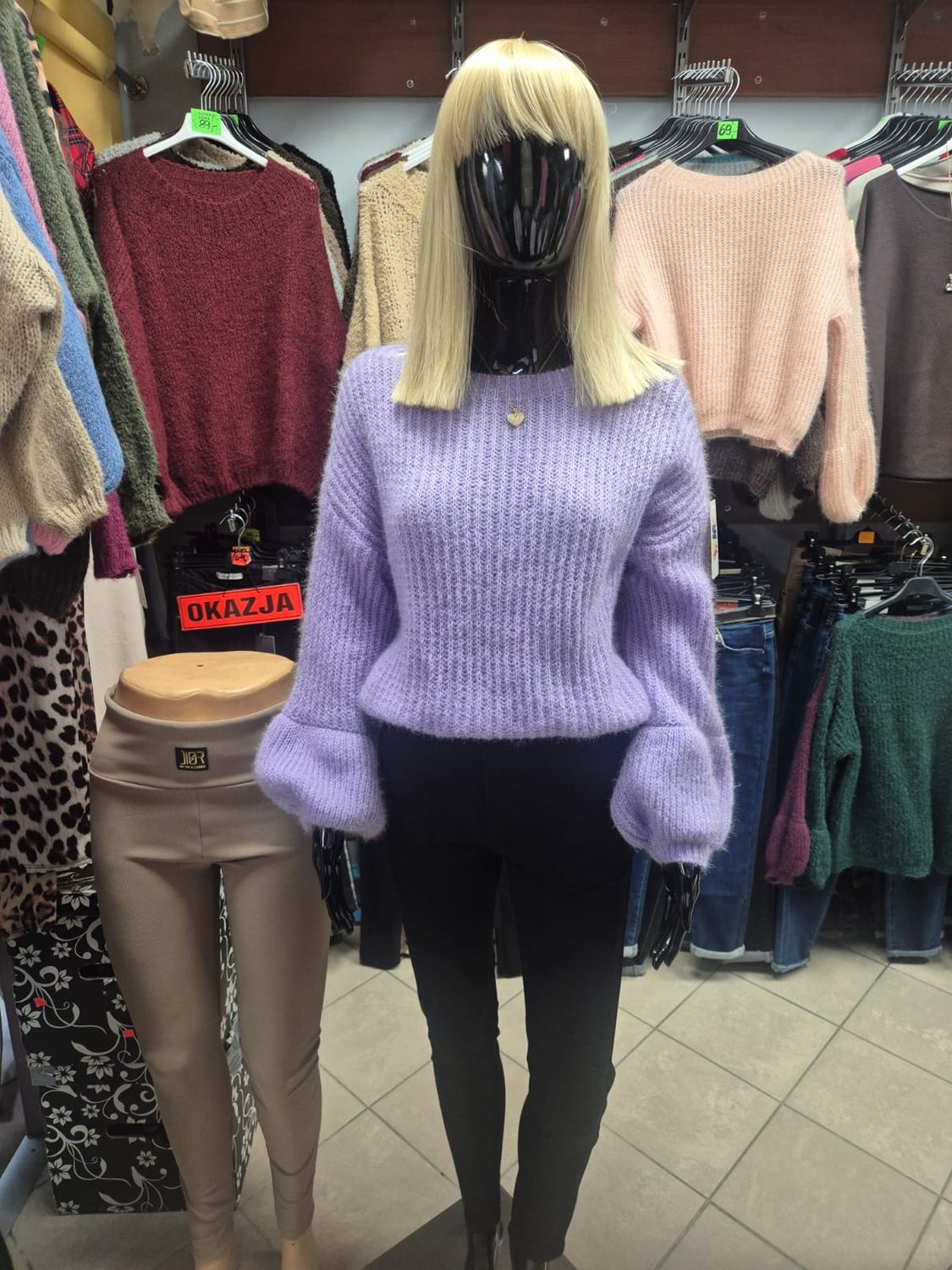 Sweter Szerokie rękawy