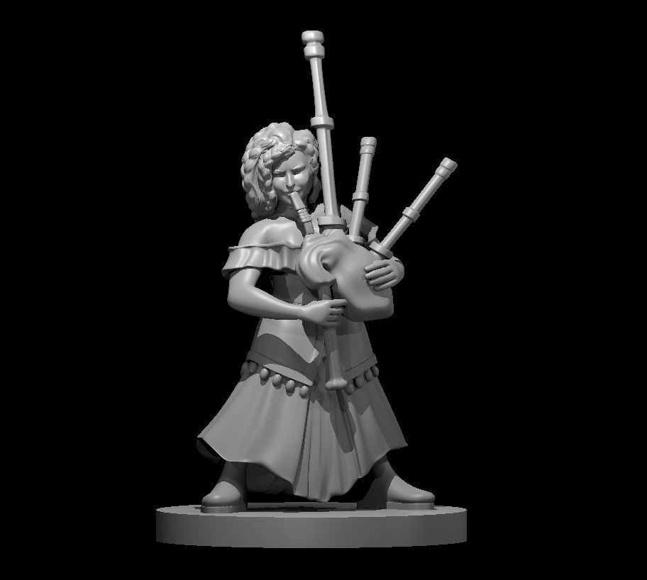 Dwarf Female Bard - m