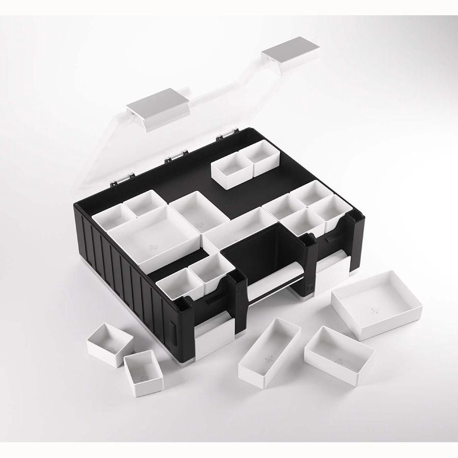 Gamegenic: Game Castle Case: Black and White and Clear