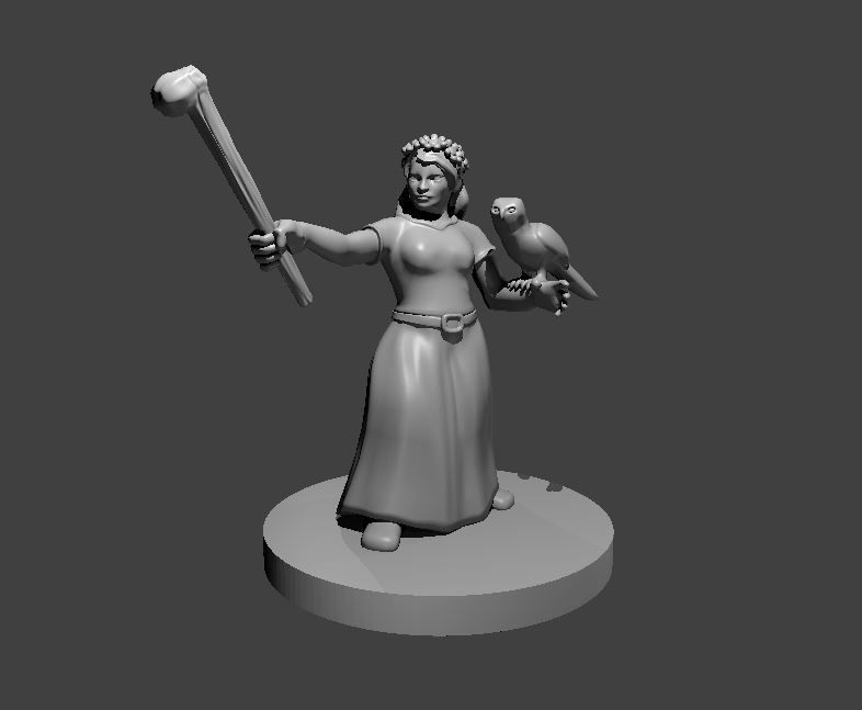 Dwarf Female Druid - m