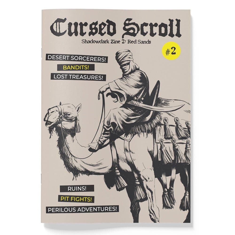 Shadowdark Cursed Scroll Zine, Vol. 2: Red Sands Shadowdark Cursed Scroll Zine, Vol. 2: Red Sands